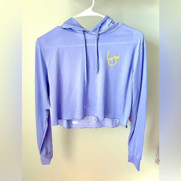 Cropped Hoodie / Lime Out “Suns Out Lime Out” / M - Picture 2 of 5